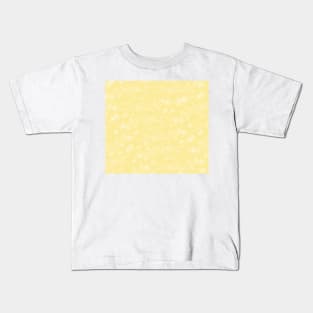 pohutukawa branches on gold Kids T-Shirt